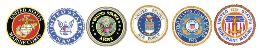 United States Armed Service Seals